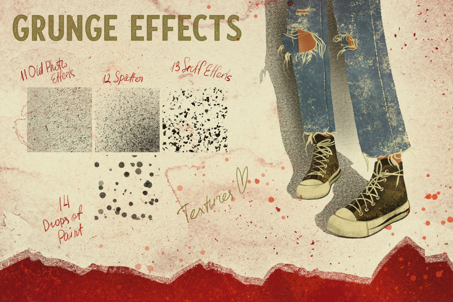 Vintage Texture Brushes 2. Grunge.  Brushes  More.jpg
