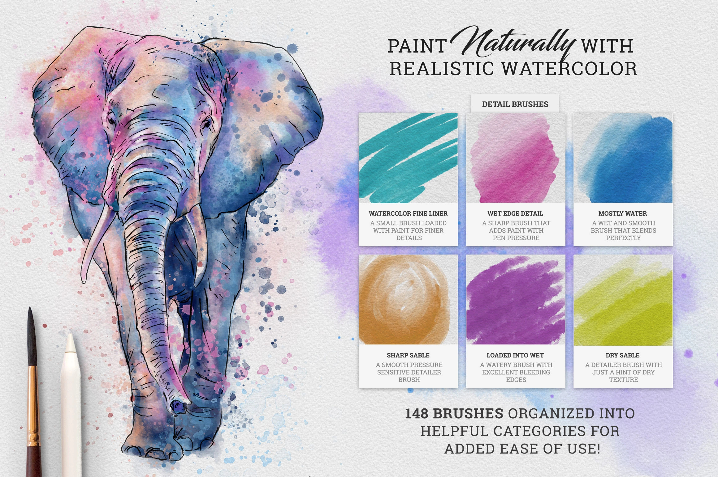 Master Watercolor Procreate Brushes  Brushes ~ Cre.jpg