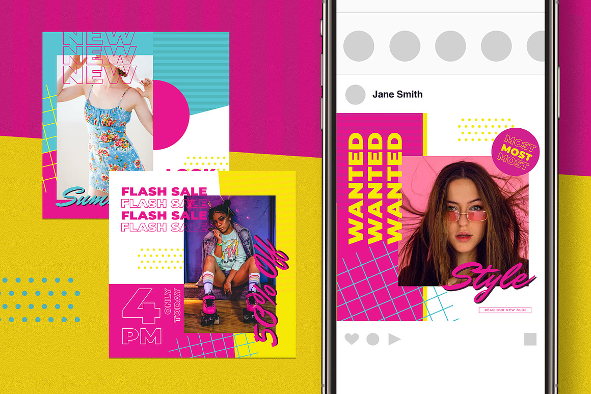90s Fashion Summer Instagram Pack, a Social Media.jpg