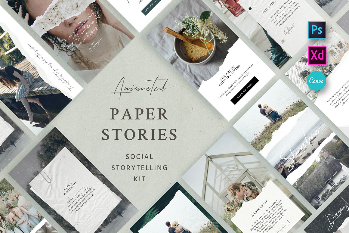 Paper Animated Stories - Social kit, a Social Medi.jpg