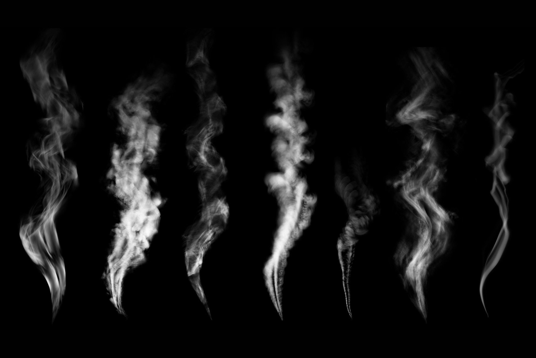 Cigar Smoke PROCREATE Brush Set Brushes ~ Creativ.jpg