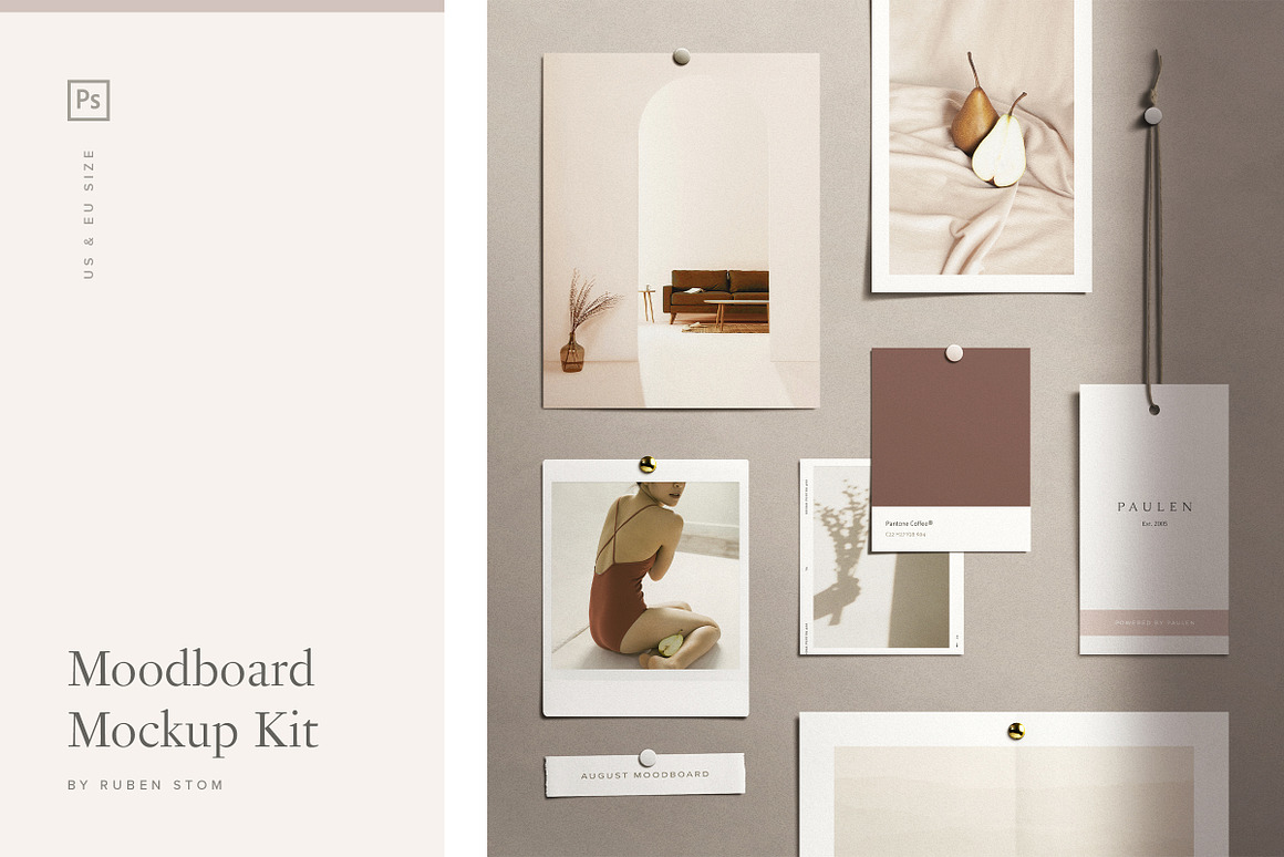 Moodboard Mockup Kit, a Books  Magazine Mockup by.jpg