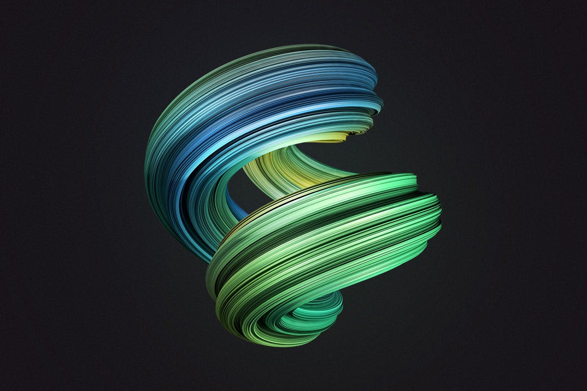 3D Twisted Decorative Shapes Backgrounds_9.jpg