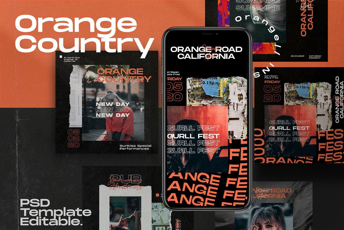 Orange Country - Social Media Pack, a Social Media.jpg