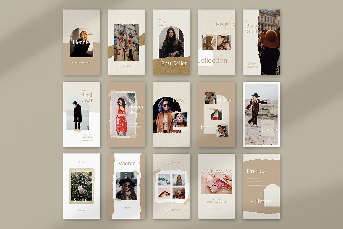 Herbie - Instagram Pack Template, a Social Media T.jpg
