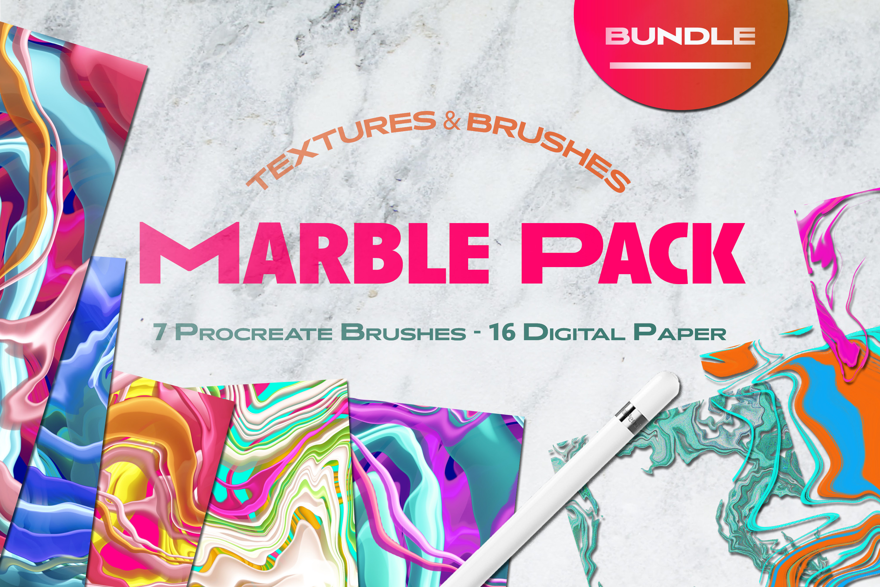 Liquid Marble Texture Brush Bundle  Textures ~ Cre.jpg