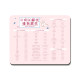 Text Small Mouse Mat Shortcut Key Wristband Cartoon Desk Pad Desk Laptop Keyboard Pad