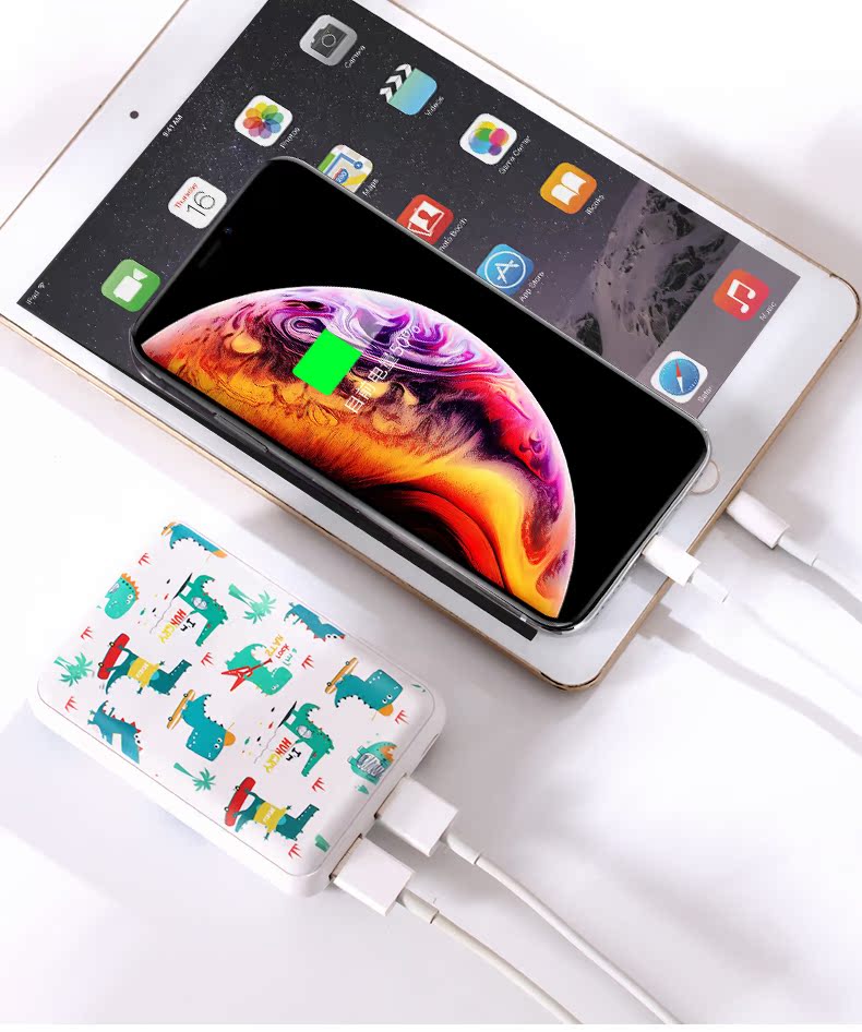 Mini-dung lượng cao có thể sạc lại kho báu mỏng nhỏ, xách tay và điện thoại di động sạc điện dễ thương phim hoạt hình sét nhanh phí áp dụng cho Apple vivo OPPO Huawei nhỏ mô hình điện thoại Mian Zhuo cô gái đặc biệt - Ngân hàng điện thoại di động sạc dự phòng 65w