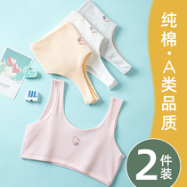 Girl Underwear Hair hair nursery school Pupils wear pure cotton 12-year-old 13-year-old Mini Vest First Stage Teenage Bra