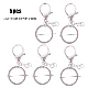 5pcs keychain silver