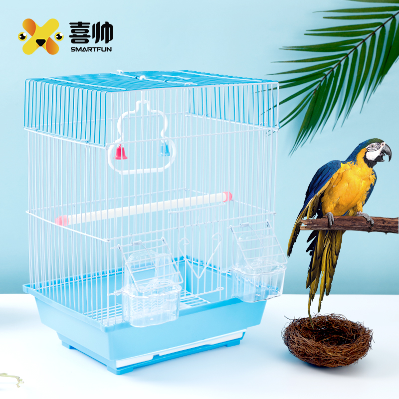 Joy-Handsome Tiger Leather Parrot Bird Cage Subs Large Size GGao Xuan Phoenix Bird Cage Son Home Ornamental Breeding Cage Universal