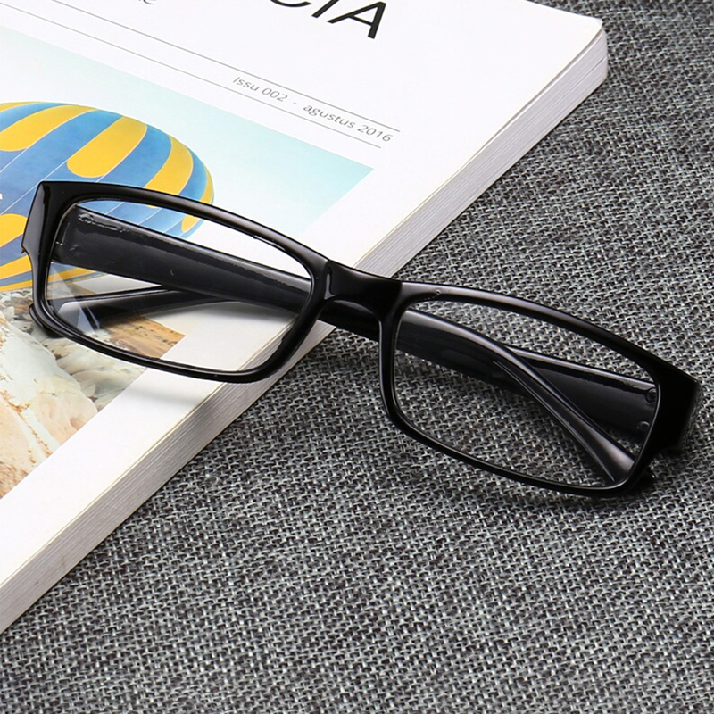 Black-Framed Glasses, Small Black Frame, Plain Glasses for Women, Non-Prescription Glasses for Men, Trendy Flat Glasses for Men, Can Be Fitted with Prescription Lenses Black-Framed Glasses, Small Black Frame, Plain Glasses for Women, Non-Prescription Glasses for Men, Trendy Flat Glasses for Men, Can Be Fitted with Prescription Lenses