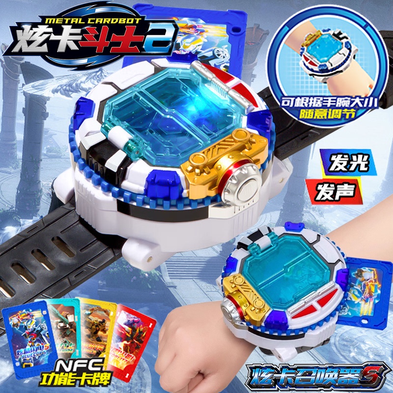 Season 3 Shiny Card Fighter 3 Summoner Watch Transformer Transforming Robot Toy Second Edition Card Mecha 2 Season 3 Shiny Card Fighter 3 Summoner Watch Transformer Transforming Robot Toy Second Edition Card Mecha 2