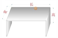 Прозрачность/длина, ширина, высота 30*20*15 толстый 6 мм1 слой