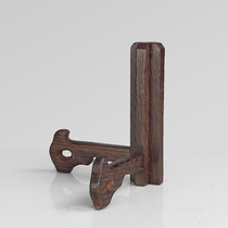 Chicken wings solid wood ceramic plate rack bowl basin CD rack tea cake rack Puer tea rack support bracket tea ceremony accessories display rack