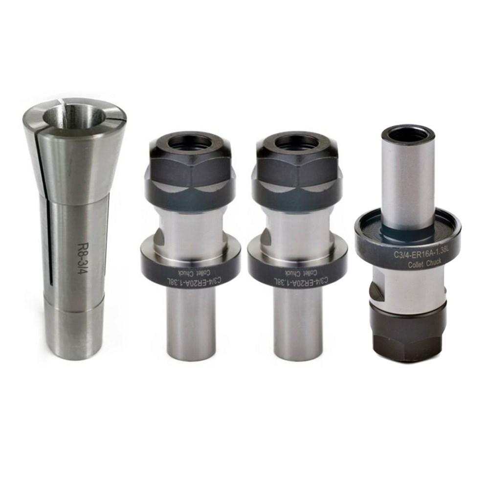 R8 collet Collet Chuck 3 4 with flat 3pcs High quality Work