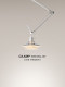 Bauhaus Minimalist Restaurant Chandelier, Industrial Style Designer, High-End Feel, Movable Swing Arm Dining Table Bar Counter Ufo Lamp