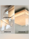 Ji Yutang Mid-Century Bauhaus Bedroom Lamp Imitation Glass Ceiling Lamp Designer Style Modern Minimalist Master Bedroom Room Lamp