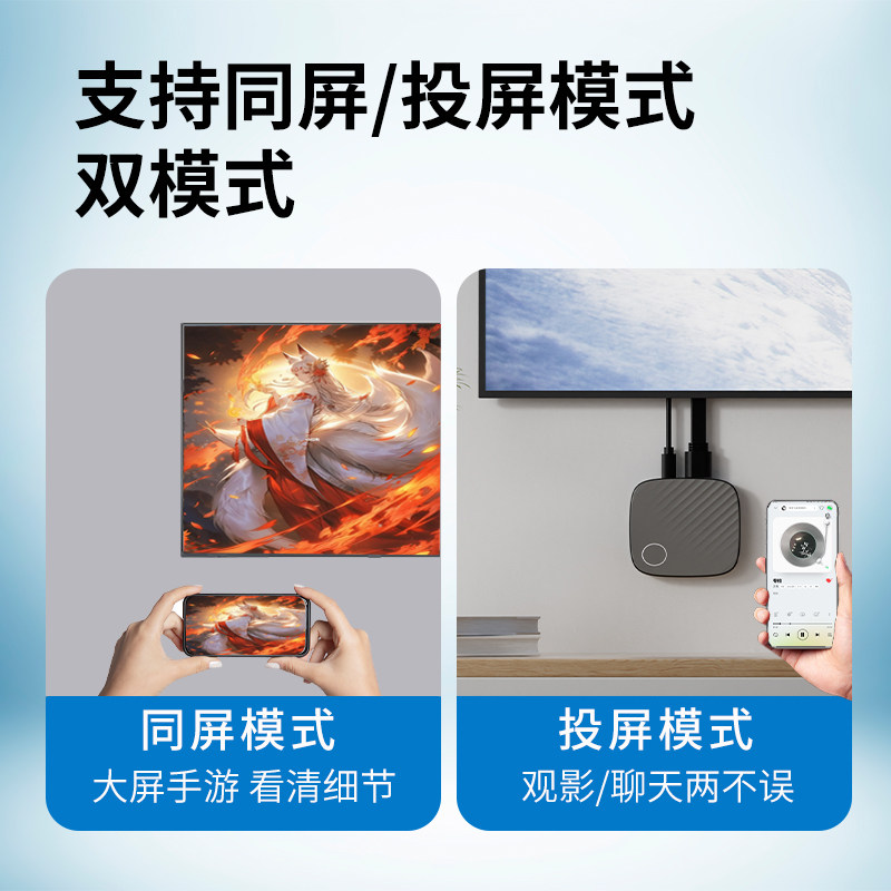 Wireless Screen Projector Connects Mobile Phones, Tvs, and Computers to Projectors and Monitors for Home Use
