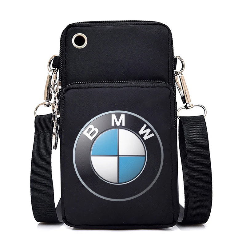 Mercedes-Benz Audi Bmw Zipper Style Cross-Body Portable Mini Shoulder Bag Vertical Wallet Packaging Mobile Phone Halter Neck Wrist