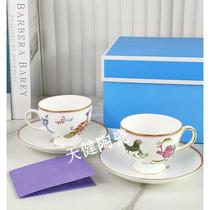 Emmas European bone china mythical auspicious beast afternoon tea coffee set British home luxury tea set Ws double cup and saucer