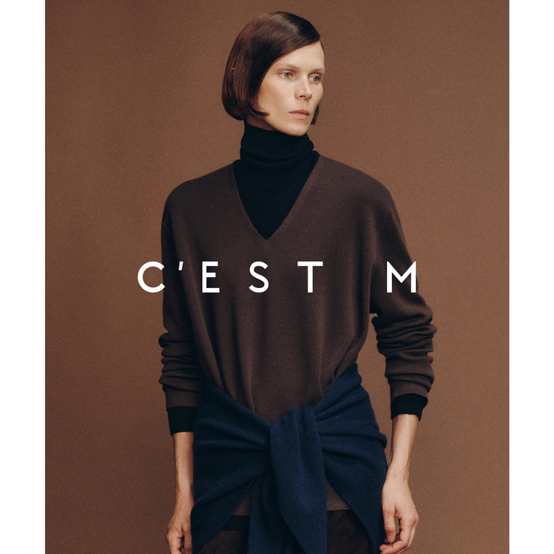 Cest M丨Olsen Private Label Sweater_Luxurious Soft Wool Cashmere Exquisite V-Neck Sweater Cest M丨Olsen Private Label Sweater_Luxurious Soft Wool Cashmere Exquisite V-Neck Sweater