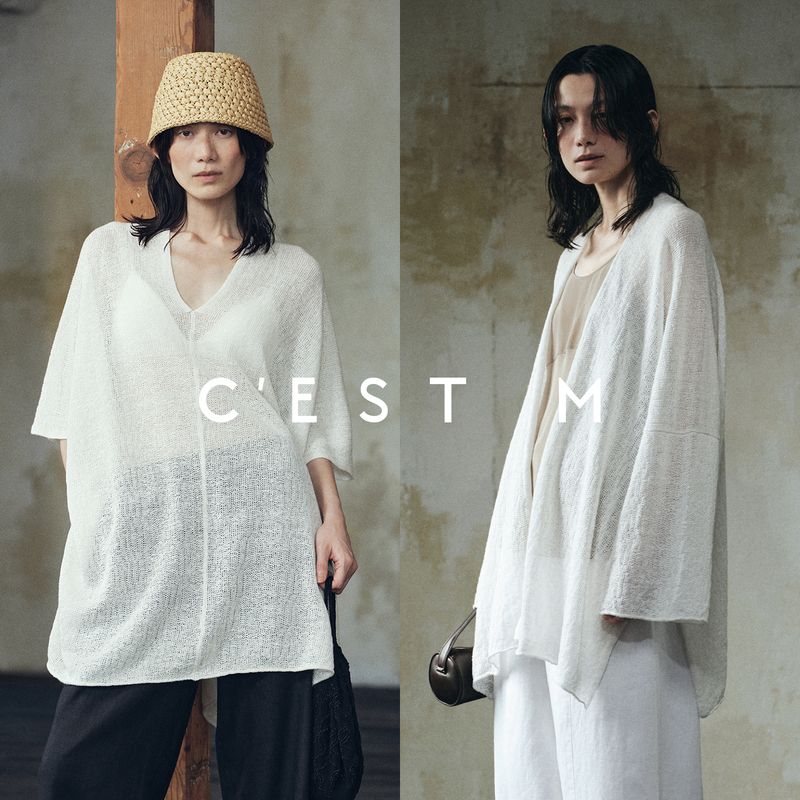 Cest M丨Fashionable Semi-Sheer Hollow-Out Linen Casual Vacation Style Knitted Cover-Up/Shawl Cape Cest M丨Fashionable Semi-Sheer Hollow-Out Linen Casual Vacation Style Knitted Cover-Up/Shawl Cape