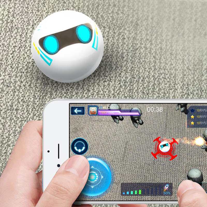 New microbao intelligent spherical robot Bluetooth to play electric control action children remotely with male V children teasing 2021-Taobao