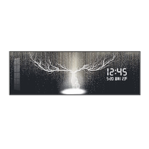 High-end Light Lavish Elk Elk Gree Room Decoration Art Digital Display Electronic Timepiece Dofn F