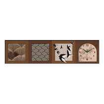 Medieval style living room decorative painting clock wall clock 2024 new French retro bedroom silent home clock wall hanging