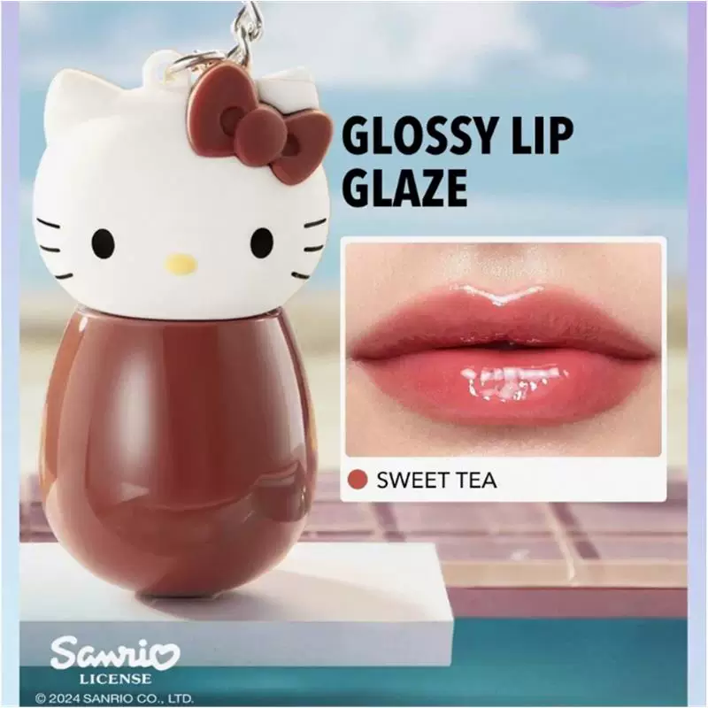 Набор косметики sheglam Hello Kitty — тени, блеск для губ и румяна, дорожный формат (8×6×2 см)