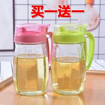 Oil Pot Glass Home Leakproof Big kitchen Vinegar Pot small oil cans Sauce Bottle Vinegar Bottle of Sesame Oil Bottle Suit of Oil Bottle