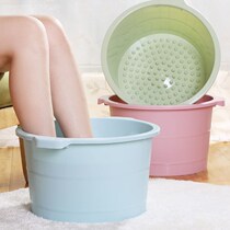 Wellness Foot Bath Basin Massage Foam Foot Bucket Home Insulation Foam Foot Basin Thickening Plus High Plastic Wash Feet Basin Wash Feet Tub