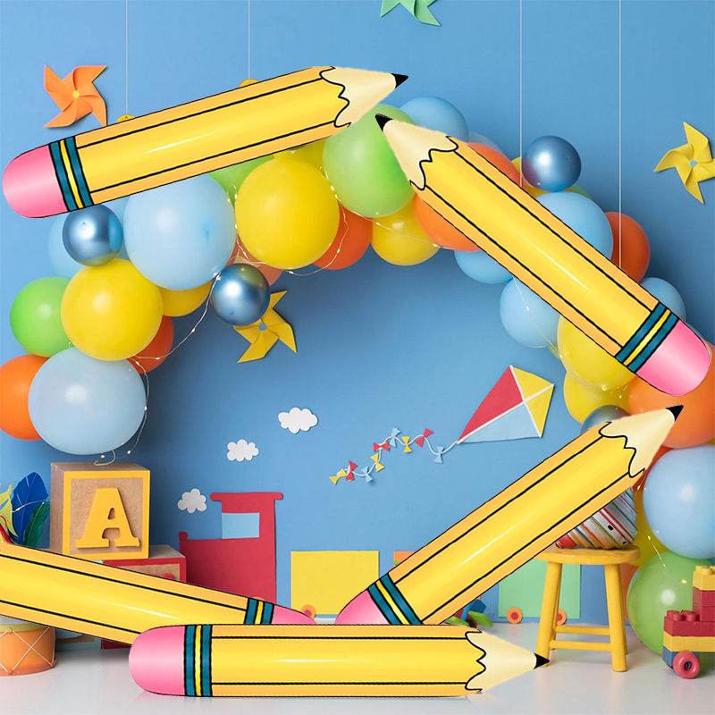 Pvc Giant Inflatable Pencil Birthday Party Classroom Kindergarten Activity Decoration Hanging