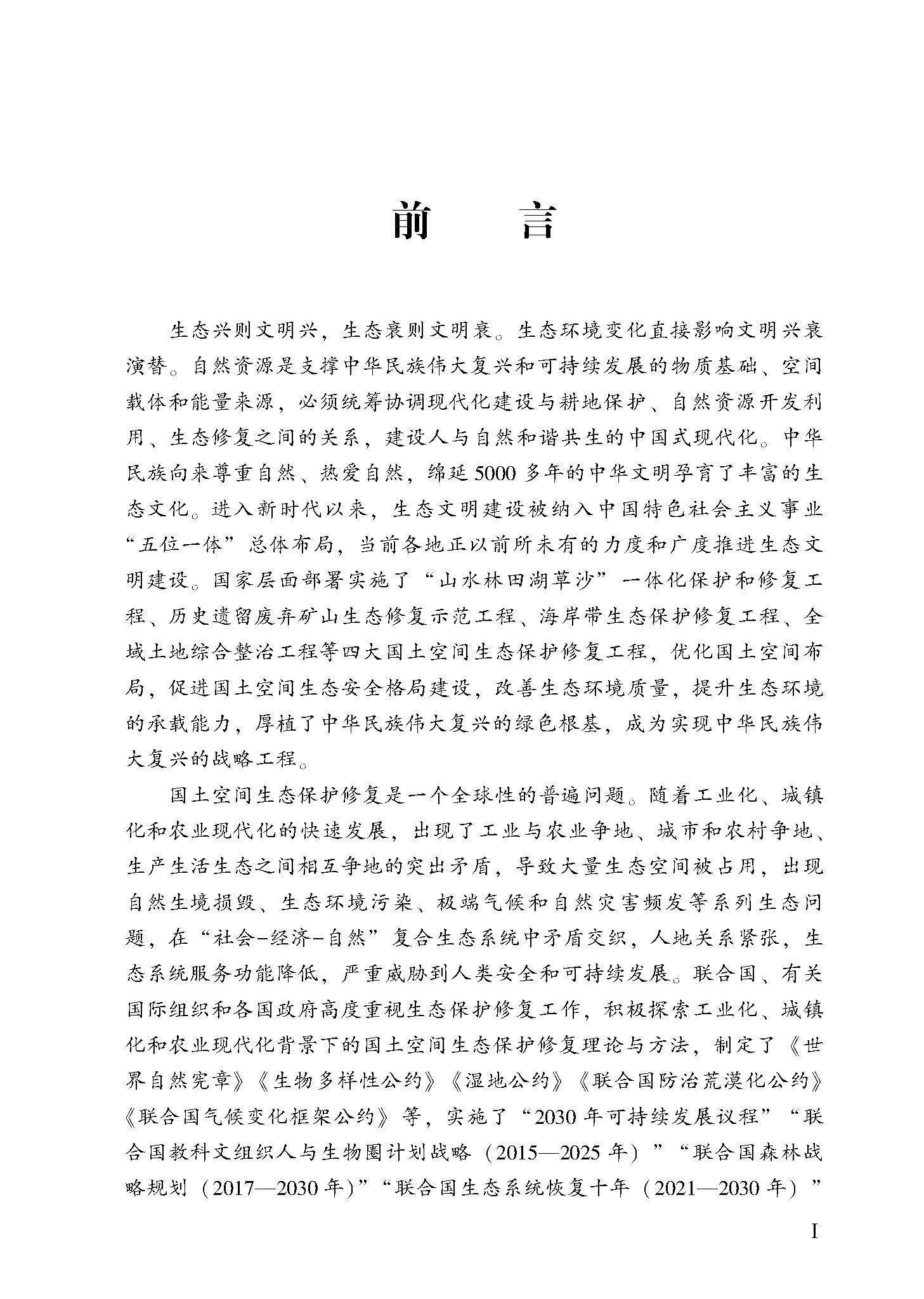 Геология 套装3本 国土空间生态保护修复范式与实践 国土空间生态修复+设计 全新正版