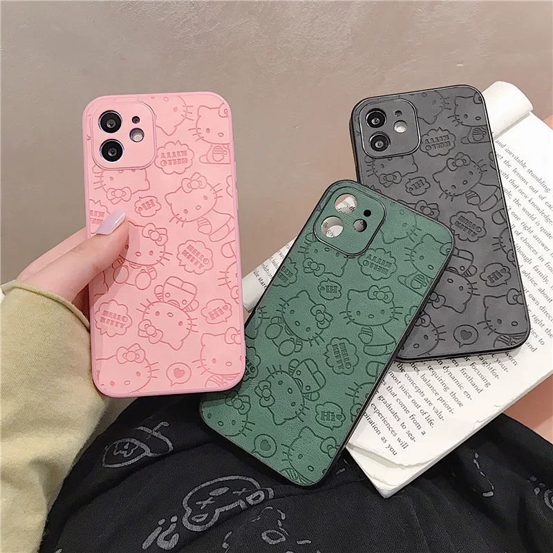 Чехлы для телефона с изображением Hello Kitty для iPhone 14 13 12 12 PRO