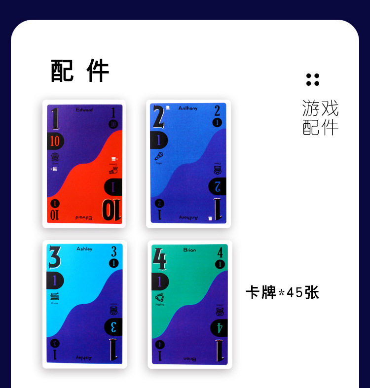 Фишки scout马戏星探搜索桌游2-5人卡牌游戏欢乐亲子休闲聚会oink系列