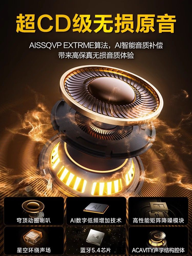 High-End Lavalier Bluetooth Headset Receiver 2025 New Model with Ultra-Long Battery Life, Factory-Like Earbuds, Noise Reduction, and Large Battery Capacity