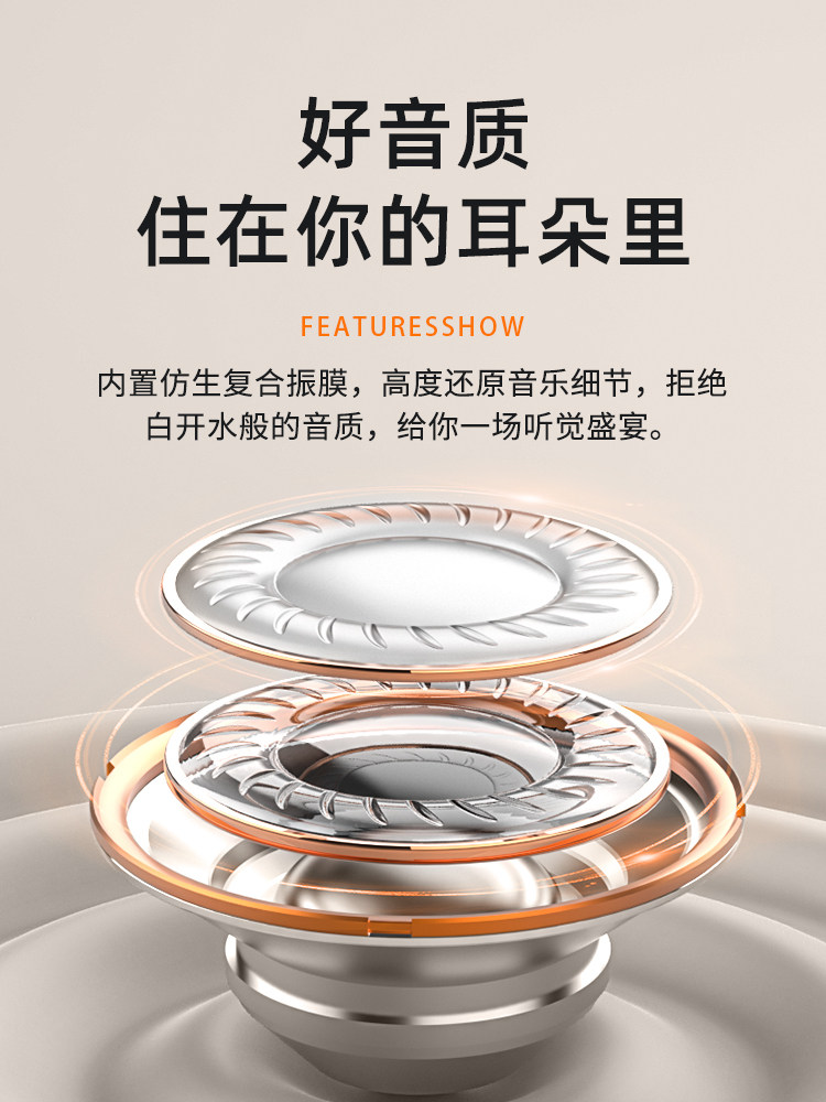 2025 New Model 3mm Bluetooth Earphones, Invisible, Ultra-Mini, the Smallest Size, Suitable for Sleep, Compatible with Huawei, Apple, Sony