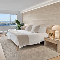 French LigneRoset original written meaning space bedroom light extravagant minimalist and simple art double bed Ruche designer