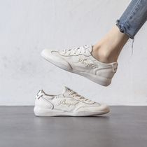 (LW-Changer) New favorite in street photography ~ Female Forrest Gump x breathable soft bottom new style genuine cowhide lightweight and versatile