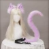 cosplay tai mèo dễ thương phụ kiện tóc đuôi mèo phụ kiện handmade mèo cô gái tai động vật headband đuôi động vật phụ kiện bộ 