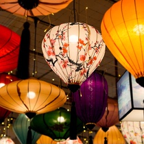 Net Red Lantern Profiled Ancient Wind Lantern Decoration China Wind Town Play Card Outdoor Waterproof Luminous Large Lantern Show