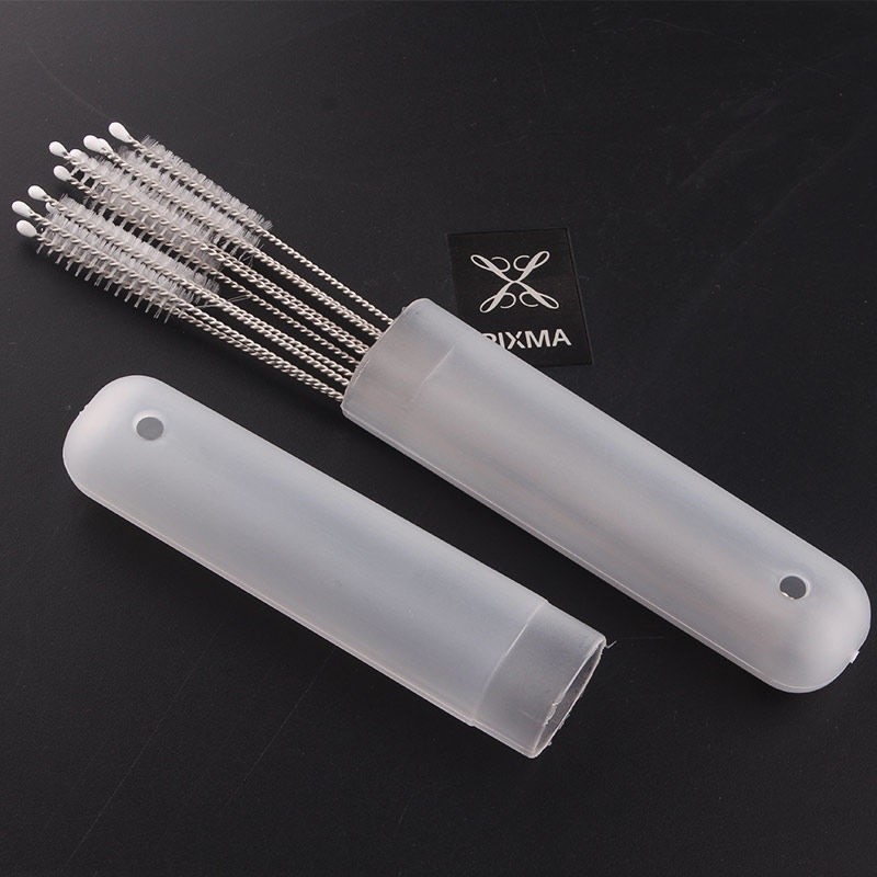 Straw brush baby straw cup milk bottle drinking tube small brush set baby water cup extended gap cleaning cleaning brush