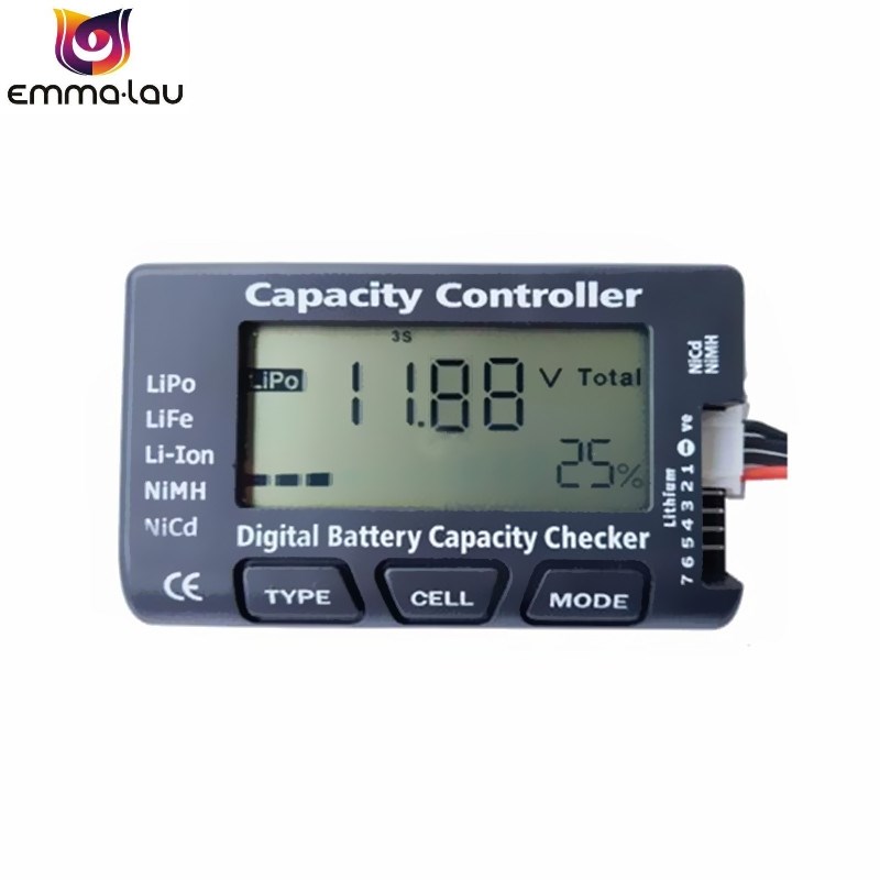 CellMeter-7 Digital Battery Capacity Controller LiPo LiFe Li ()