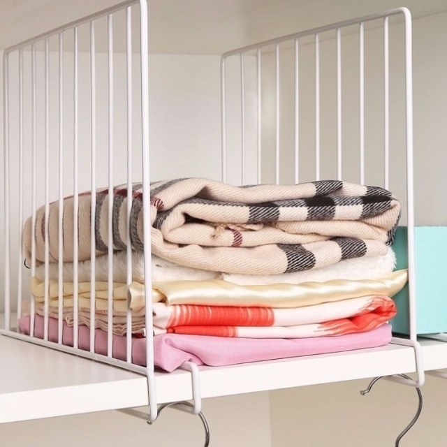 Wardrobe clapboard vertical storage clapboard layered rack clothes divider finishing rack wardrobe divider baffle vertical clapboard