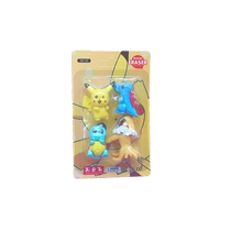 Pikachu eraser cartoon creative cute and chip-free high-value can be assembled Pokémon correction and erasing stationery for schoolgirls