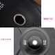 Colorful Barbell Plates with a Diameter of 45cm, Large Hole Rubber Competition Plates for Fitness, Home Use, Deadlifts, Squats, Women's Hip Thrusts, Dumbbell Plates