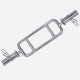 Barbell Bar for Home Use, 85 Olympic Bar, Gym Bar with Large and Small Holes, Ring-Shaped Squat Weightlifting Barbell, Curved Bar