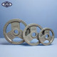 Hengda Barbell Plates with Large Holes and Small Holes for Gym and Home Use, Rocker Arm Weight Plates, Weightlifting Painted Three-Hole Hand Grip Plates, Cast Iron